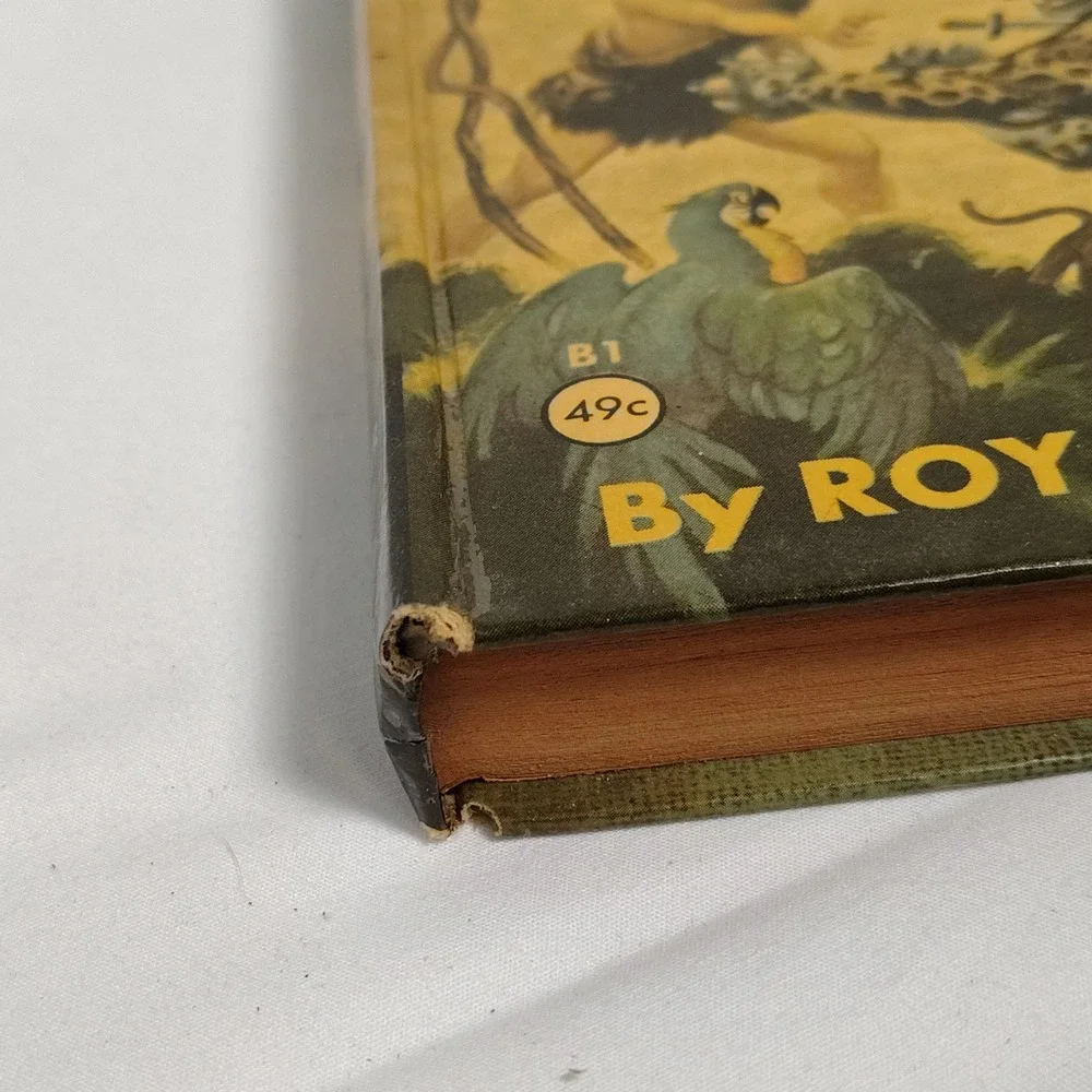 Bomba the Jungle Boy Book‎ Roy Rockwood Clover Books Vintage Adventure